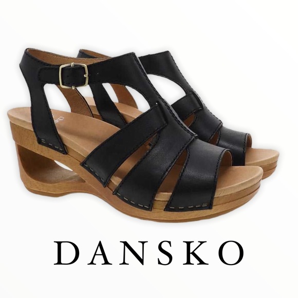 Dansko Shoes | Dansko Trudy Sandals In Blacknatural | Poshmark